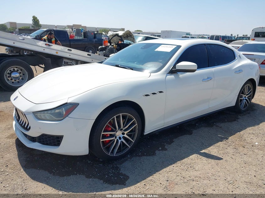 2018 Maserati Ghibli VIN ZAM57YTA6J1287176 IAAI salvage auction — RIGHT FRONT, Salvage (California), sold $2,850 on 2026-07-13 (photo 2)