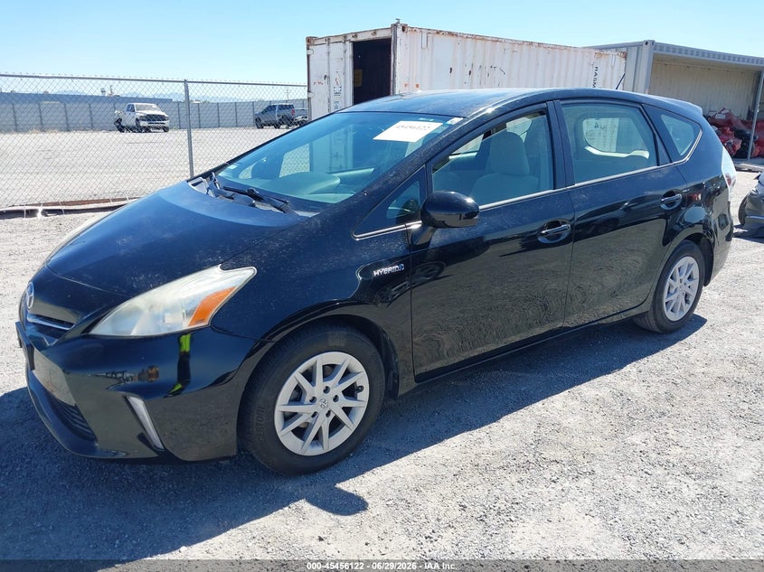 2012 Toyota Prius v VIN JTDZN3EU2C3016127 IAAI salvage auction — NORMAL WEAR, Salvage Title, sold $1,750 on 2026-07-16 (photo 2)