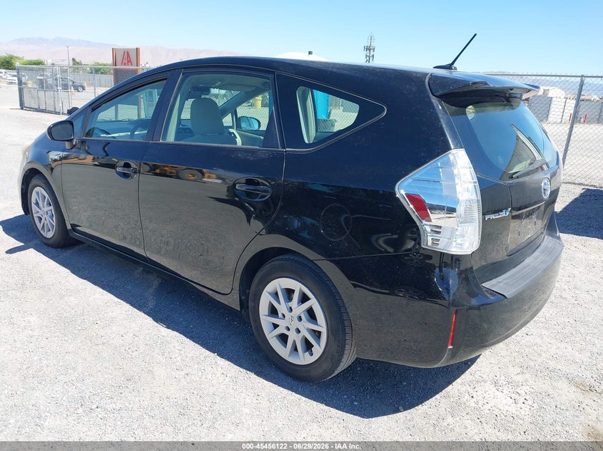 2012 Toyota Prius v VIN JTDZN3EU2C3016127 IAAI salvage auction — NORMAL WEAR, Salvage Title, sold $1,750 on 2026-07-16 (photo 3)
