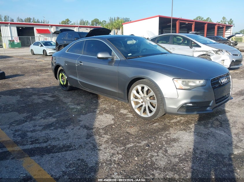 2014 Audi A5 VIN WAULFAFR4EA014182 IAAI salvage auction — NORMAL WEAR, Clear (Florida), sold $600 on 2026-07-29 (photo 1)