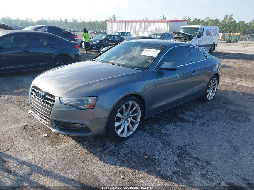 2014 Audi A5 VIN WAULFAFR4EA014182 IAAI salvage auction — NORMAL WEAR, Clear (Florida), sold $600 on 2026-07-29 (photo 2)