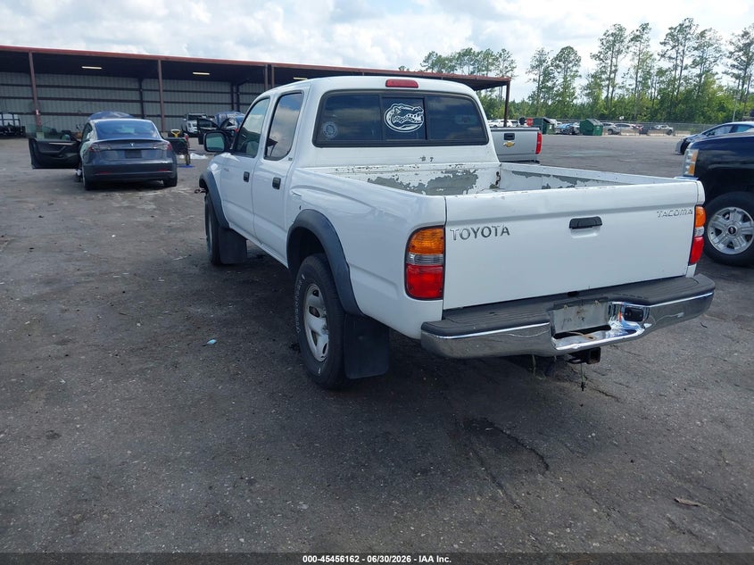 2004 Toyota Tacoma VIN 5TEGM92NX4Z451958 IAAI salvage auction — FRONT & REAR, Rebuildable (Florida), sold $2,550 on 2026-07-14 (photo 3)