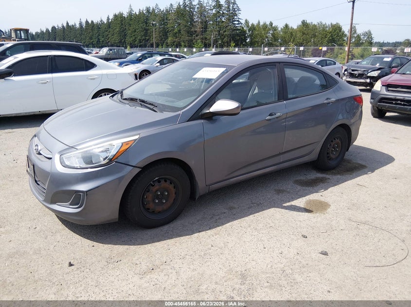 2016 Hyundai Accent VIN KMHCT4AE1GU044304 IAAI salvage auction — NORMAL WEAR, Clear - Dealer Only (California), sold $700 on 2026-07-15 (photo 2)
