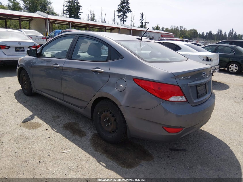 2016 Hyundai Accent VIN KMHCT4AE1GU044304 IAAI salvage auction — NORMAL WEAR, Clear - Dealer Only (California), sold $700 on 2026-07-15 (photo 3)