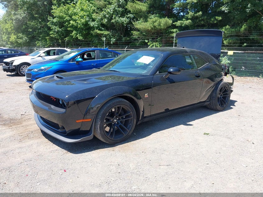 2023 Dodge Challenger VIN 2C3CDZFJ8PH634415 IAAI salvage auction — REAR END, Salvage Title, sold $11,900 on 2026-07-30 (photo 2)