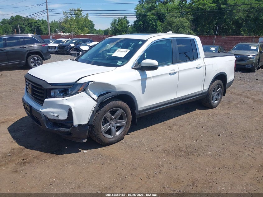 2021 Honda Ridgeline VIN 5FPYK3F50MB022645 IAAI salvage auction — SIDE, Salvage Title, sold $8,400 on 2026-07-29 (photo 2)