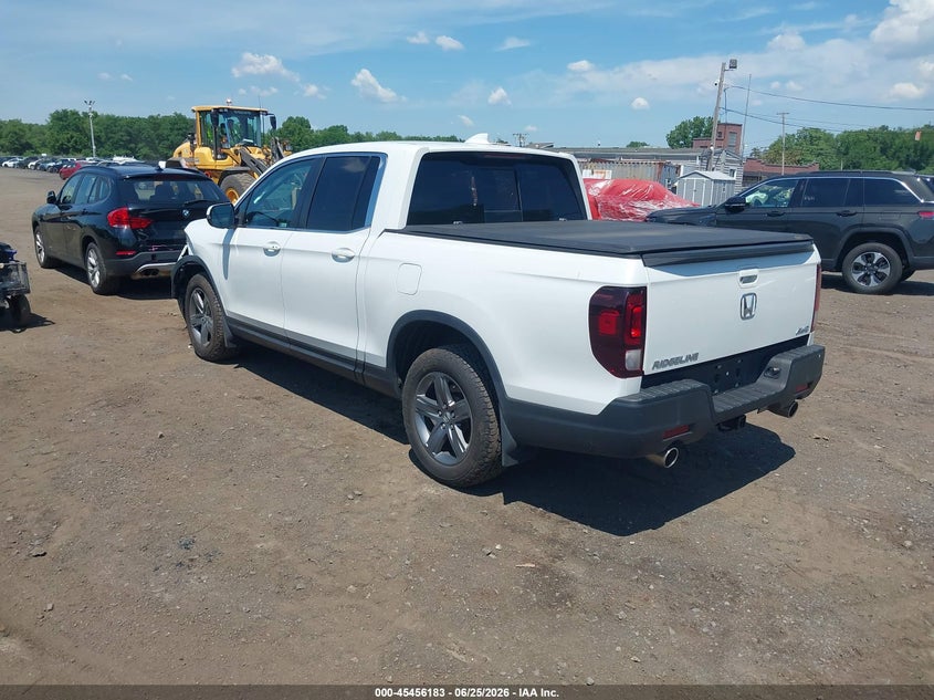 2021 Honda Ridgeline VIN 5FPYK3F50MB022645 IAAI salvage auction — SIDE, Salvage Title, sold $8,400 on 2026-07-29 (photo 3)