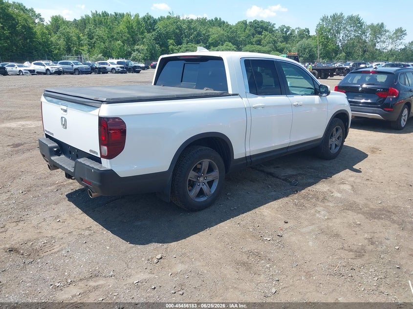 2021 Honda Ridgeline VIN 5FPYK3F50MB022645 IAAI salvage auction — SIDE, Salvage Title, sold $8,400 on 2026-07-29 (photo 4)