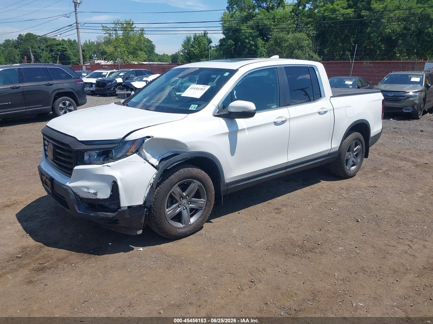 2021 Honda Ridgeline VIN 5FPYK3F50MB022645 IAAI salvage auction — SIDE, Salvage Title, sold $8,400 on 2026-07-29 (photo 6)