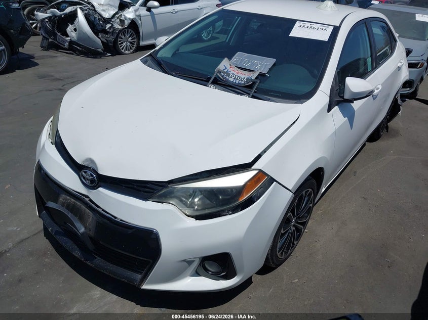 2015 Toyota Corolla VIN 5YFBURHE9FP276547 IAAI salvage auction — FRONT & REAR, Salvage Title, sold $2,850 on 2026-07-15 (photo 2)
