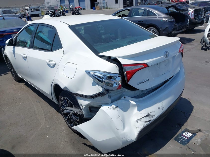 2015 Toyota Corolla VIN 5YFBURHE9FP276547 IAAI salvage auction — FRONT & REAR, Salvage Title, sold $2,850 on 2026-07-15 (photo 3)