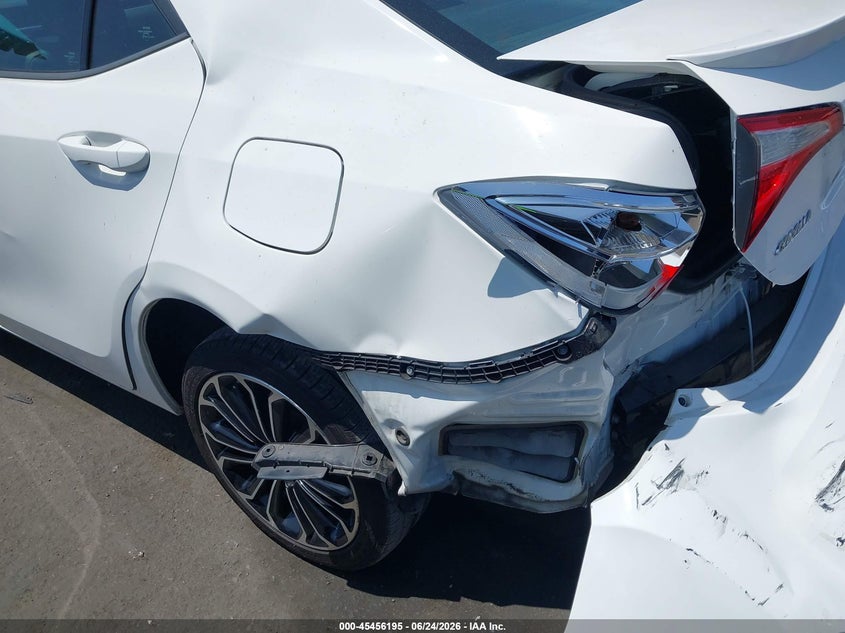 2015 Toyota Corolla VIN 5YFBURHE9FP276547 IAAI salvage auction — FRONT & REAR, Salvage Title, sold $2,850 on 2026-07-15 (photo 6)