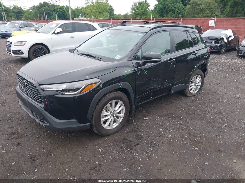 2023 Toyota Corolla cross VIN 7MUBAABG1PV051316 IAAI salvage auction — LEFT SIDE, Salvage Title, sold $1,100 on 2026-07-22 (photo 2)