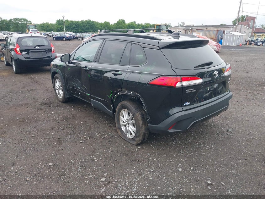 2023 Toyota Corolla cross VIN 7MUBAABG1PV051316 IAAI salvage auction — LEFT SIDE, Salvage Title, sold $1,100 on 2026-07-22 (photo 3)