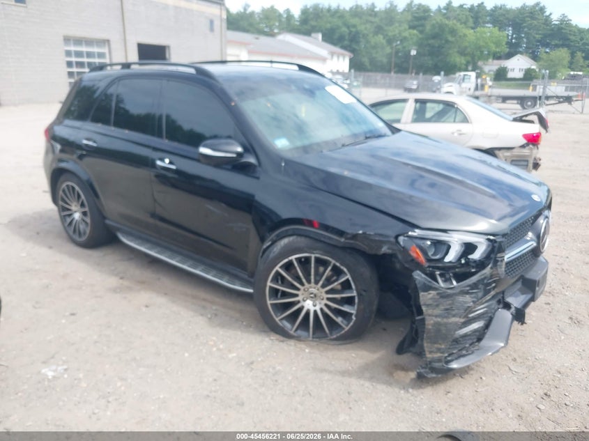 2021 Mercedes-benz Gle VIN 4JGFB4KB5MA449101 IAAI salvage auction — RIGHT FRONT, Salvage (Massachusetts), sold $20,550 on 2026-08-21 (photo 1)