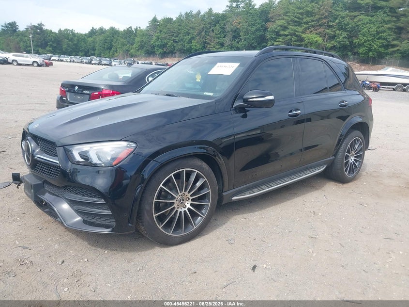 2021 Mercedes-benz Gle VIN 4JGFB4KB5MA449101 IAAI salvage auction — RIGHT FRONT, Salvage (Massachusetts), sold $20,550 on 2026-08-21 (photo 2)