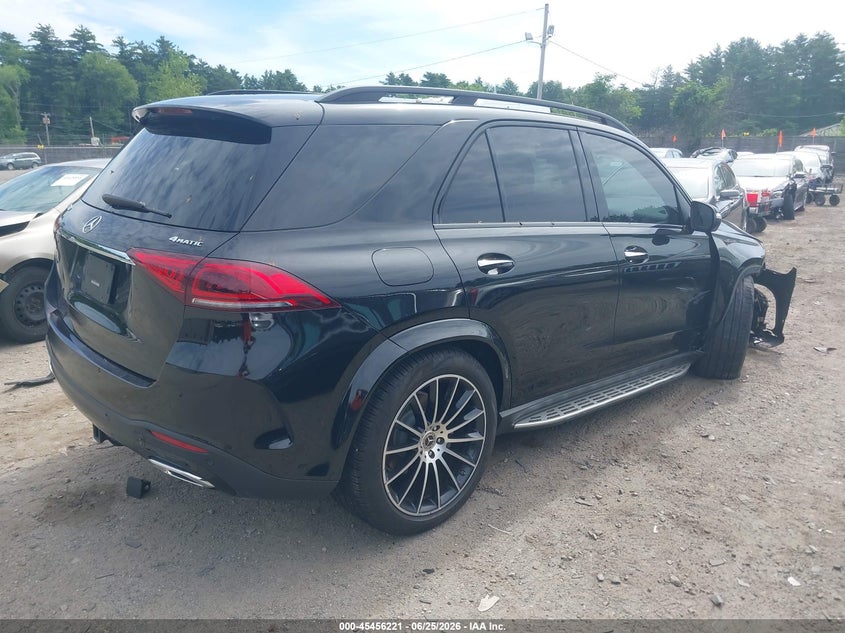 2021 Mercedes-benz Gle VIN 4JGFB4KB5MA449101 IAAI salvage auction — RIGHT FRONT, Salvage (Massachusetts), sold $20,550 on 2026-08-21 (photo 4)