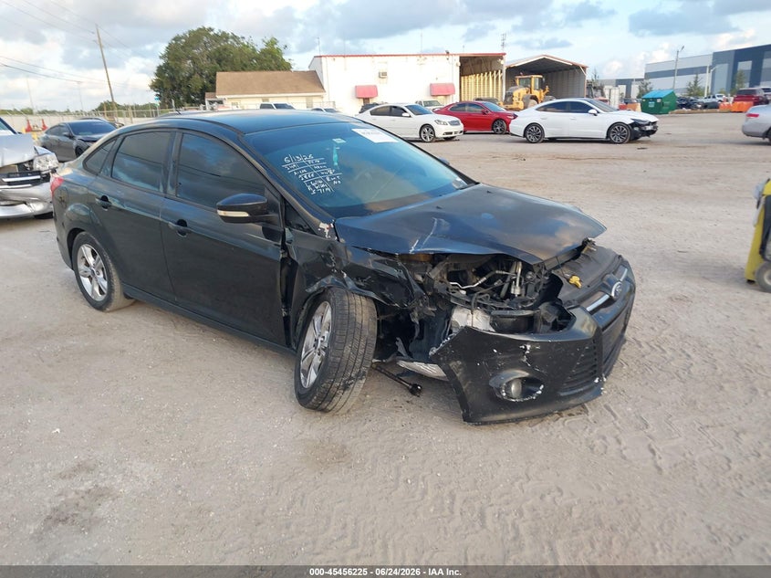 2014 Ford Focus VIN 1FADP3F29EL212866 IAAI salvage auction — FRONT END, Salvage Title, sold $300 on 2026-07-10 (photo 1)