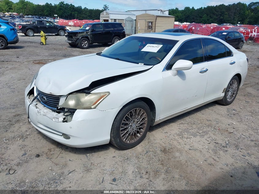 2008 Lexus ES VIN JTHBJ46G982266374 IAAI salvage auction — FRONT END, Clear (Georgia), sold $800 on 2026-07-17 (photo 2)