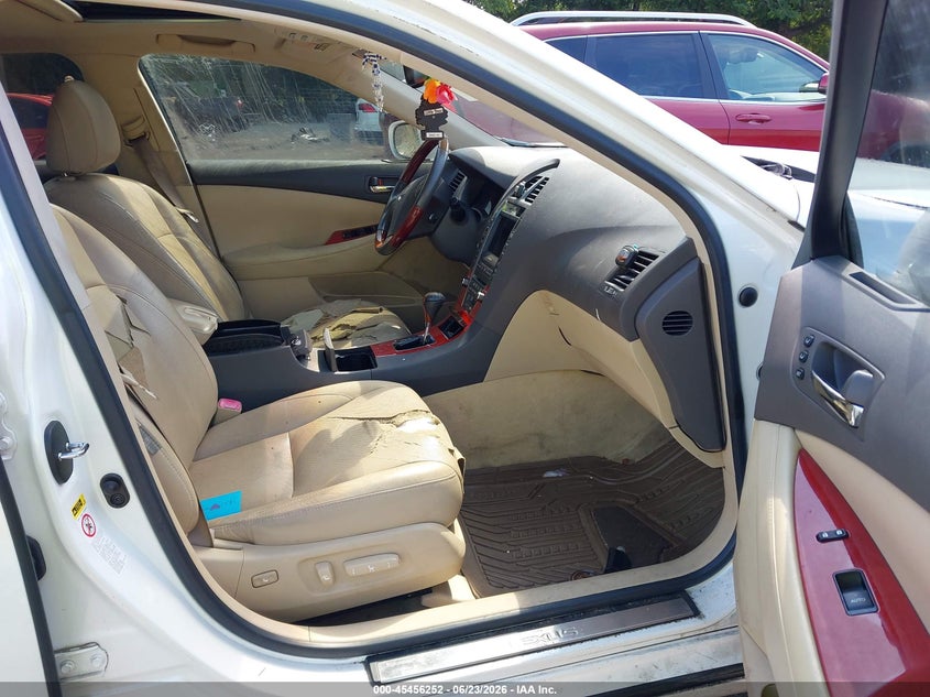 2008 Lexus ES VIN JTHBJ46G982266374 IAAI salvage auction — FRONT END, Clear (Georgia), sold $800 on 2026-07-17 (photo 5)