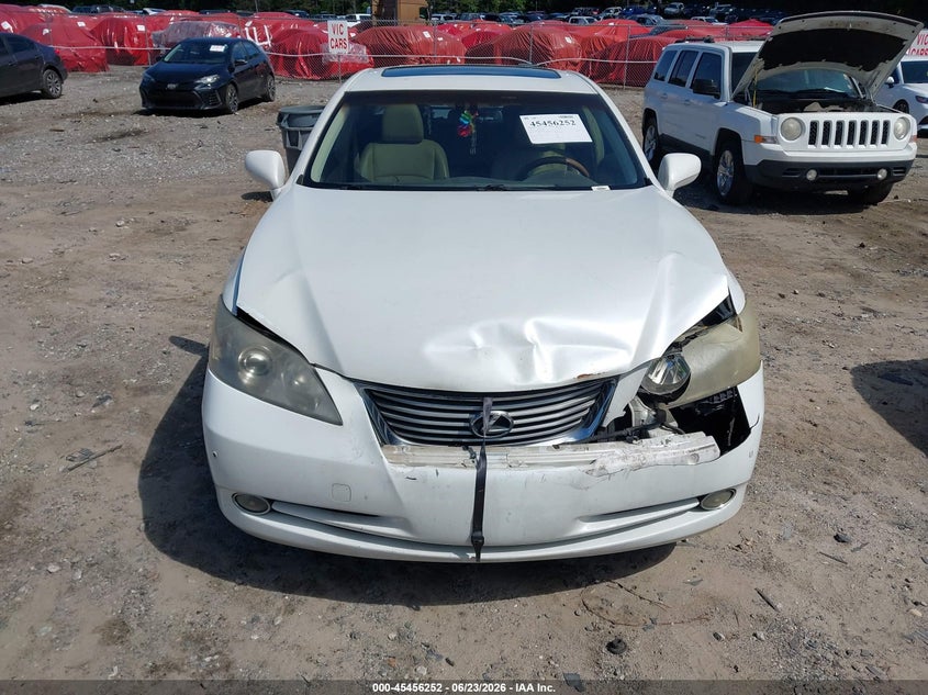 2008 Lexus ES VIN JTHBJ46G982266374 IAAI salvage auction — FRONT END, Clear (Georgia), sold $800 on 2026-07-17 (photo 6)