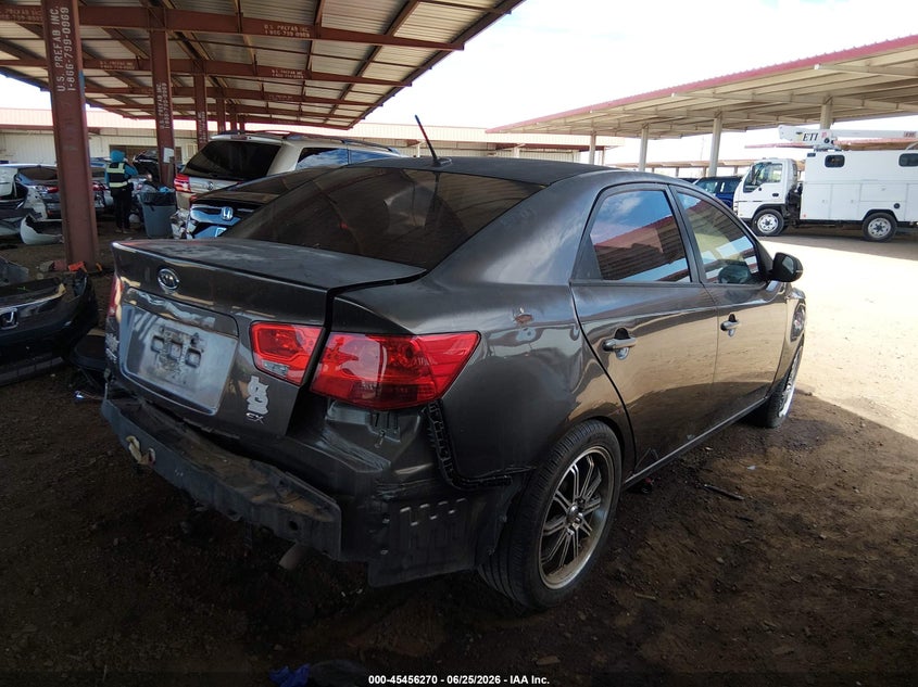 2012 Kia Forte VIN KNAFU4A25C5563992 IAAI salvage auction — LEFT REAR, Salvage (Arizona), sold $250 on 2026-07-28 (photo 4)