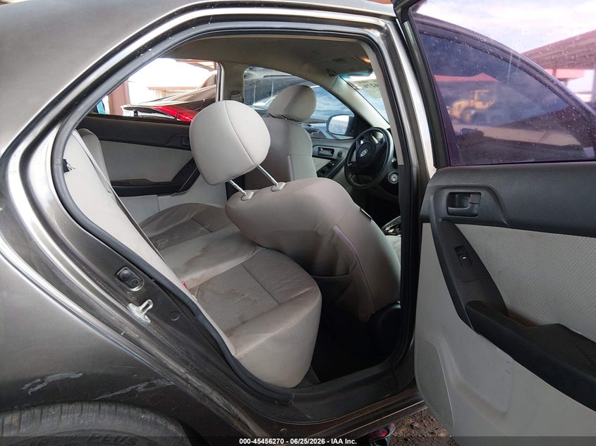 2012 Kia Forte VIN KNAFU4A25C5563992 IAAI salvage auction — LEFT REAR, Salvage (Arizona), sold $250 on 2026-07-28 (photo 8)
