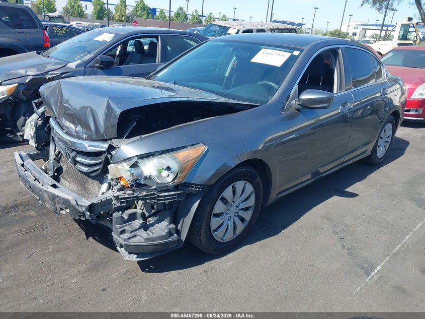 2012 Honda Accord VIN 1HGCP2F30CA129734 IAAI salvage auction — FRONT END, Salvage Certificate (California), sold $1,075 on 2026-07-10 (photo 2)