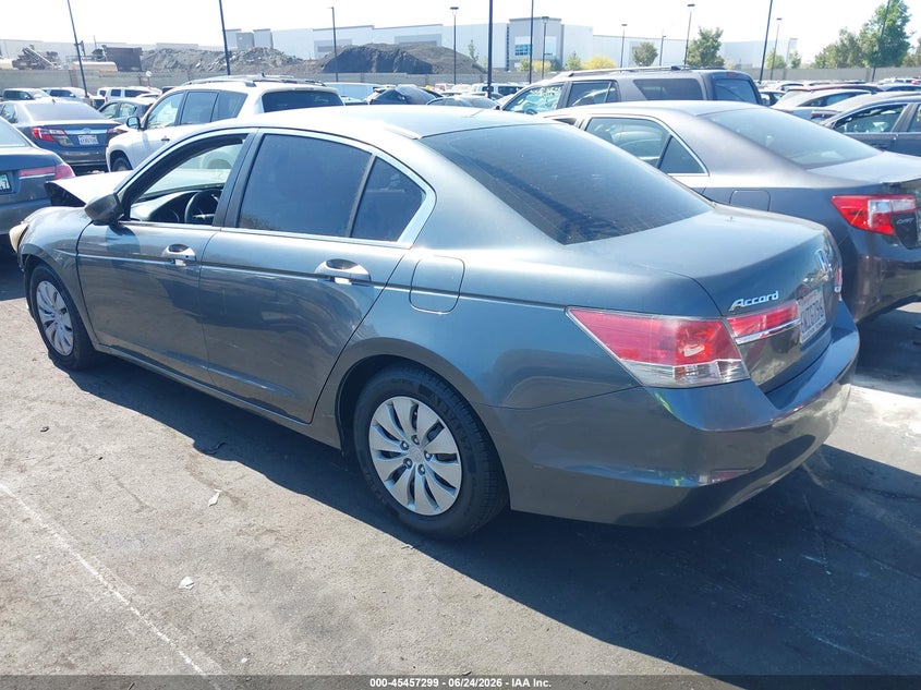 2012 Honda Accord VIN 1HGCP2F30CA129734 IAAI salvage auction — FRONT END, Salvage Certificate (California), sold $1,075 on 2026-07-10 (photo 3)