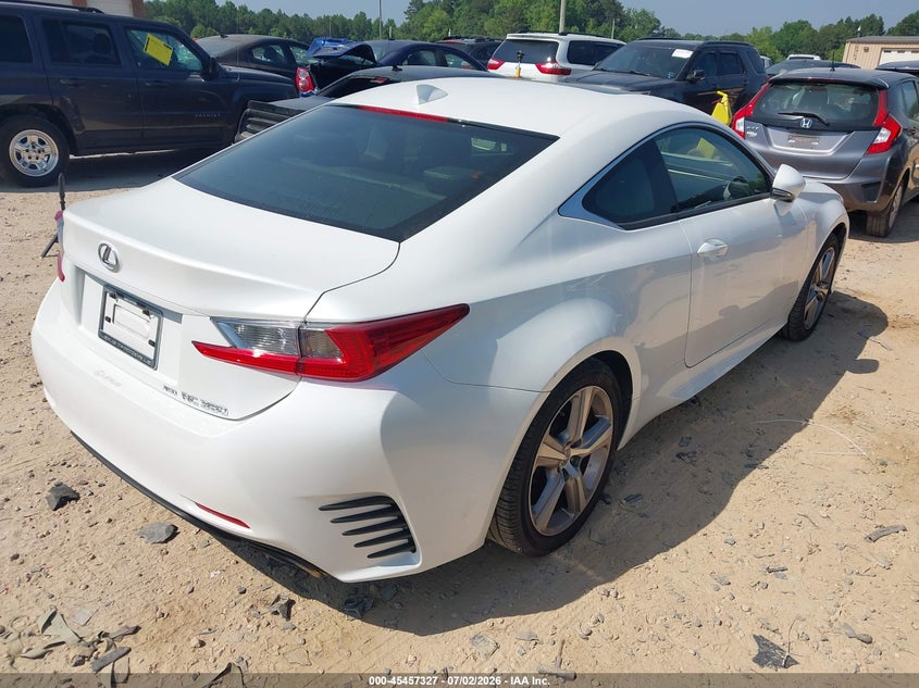 2015 Lexus Rc VIN JTHSE5BCXF5002640 IAAI salvage auction — FRONT END, Salvage (North Carolina), sold $4,900 on 2026-07-27 (photo 4)
