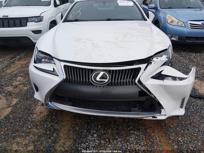 2015 Lexus Rc VIN JTHSE5BCXF5002640 IAAI salvage auction — FRONT END, Salvage (North Carolina), sold $4,900 on 2026-07-27 (photo 6)