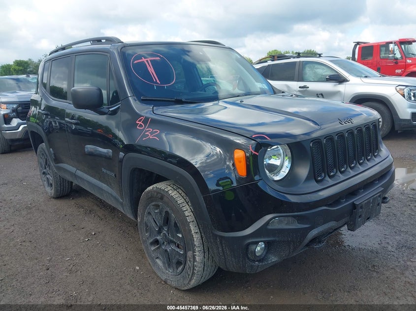 2018 Jeep Renegade VIN ZACCJBAB3JPH90413 IAAI salvage auction — REAR END, Salvage Title, sold $2,050 on 2026-07-30 (photo 1)