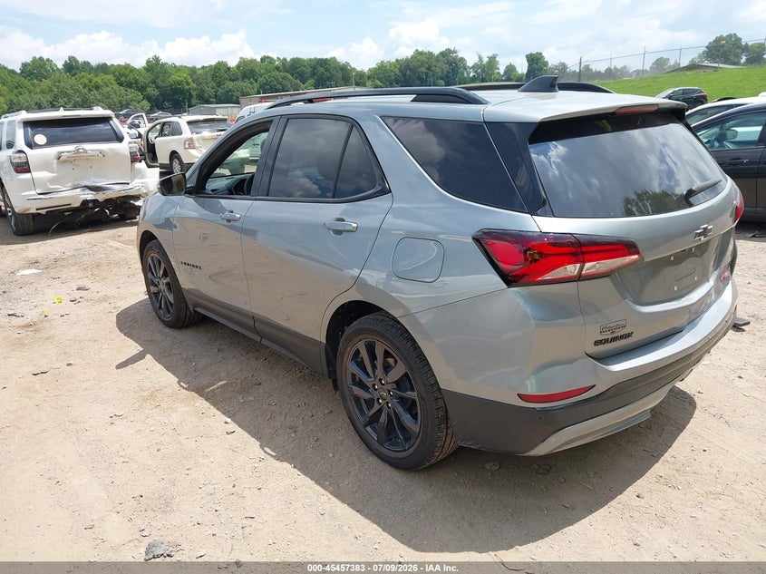 2024 Chevrolet Equinox VIN 3GNAXMEG2RS214403 IAAI salvage auction — REAR END, Salvage, sold $11,100 on 2026-07-29 (photo 3)