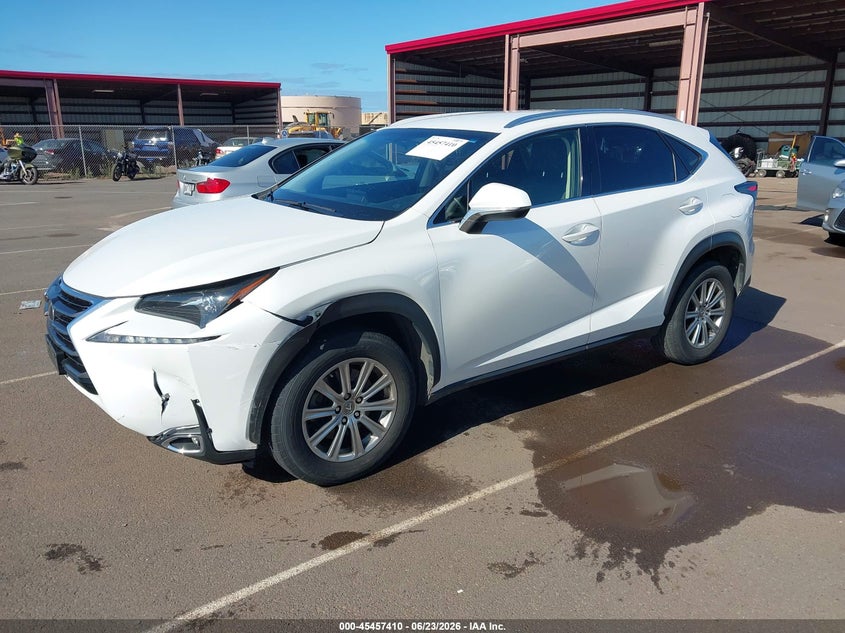 2015 Lexus Nx VIN JTJYARBZ5F2004457 IAAI salvage auction — LEFT FRONT, Clear (Hawaii), sold $11,200 on 2026-09-01 (photo 2)