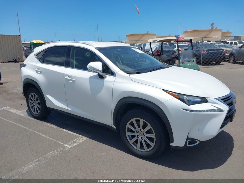 2015 Lexus Nx VIN JTJYARBZ5F2004457 IAAI salvage auction — LEFT FRONT, Clear (Hawaii), sold $13,250 on 2026-09-08 (photo 1)