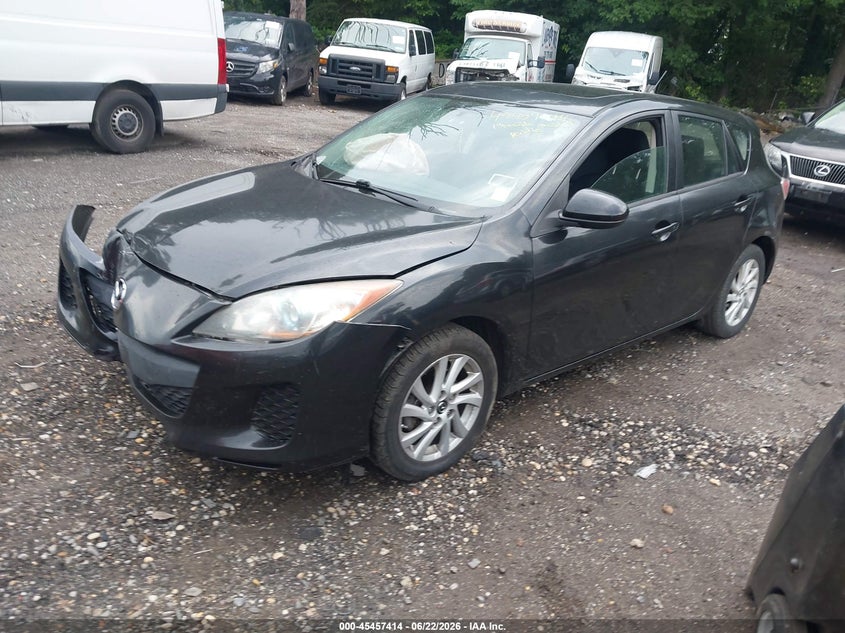 2013 Mazda VIN JM1BL1L87D1713856 IAAI salvage auction — NORMAL WEAR, Clear (New York), sold $450 on 2026-07-28 (photo 2)