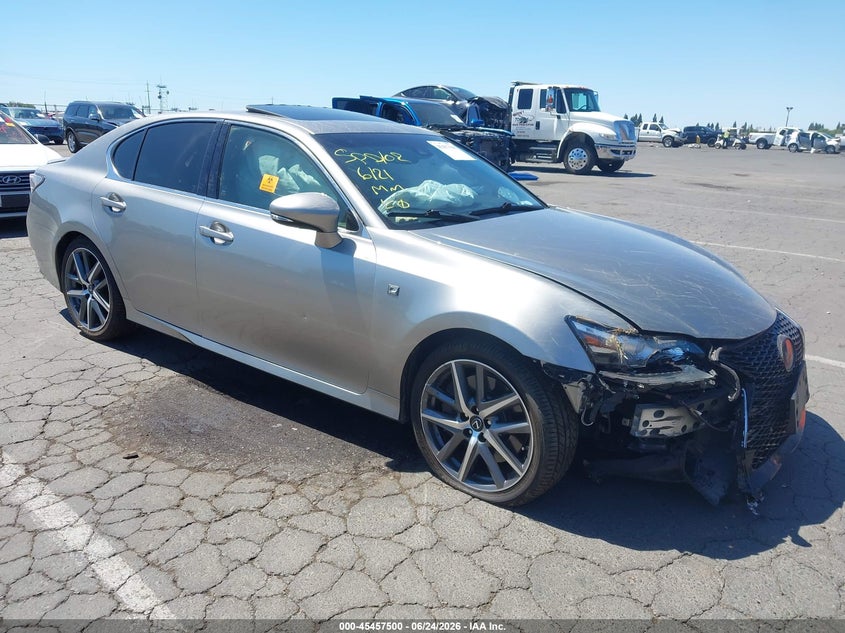 2018 Lexus Gs VIN JTHBZ1BLXJA016275 IAAI salvage auction — BIO HAZARD, Salvage Title, sold $4,400 on 2026-07-29 (photo 1)