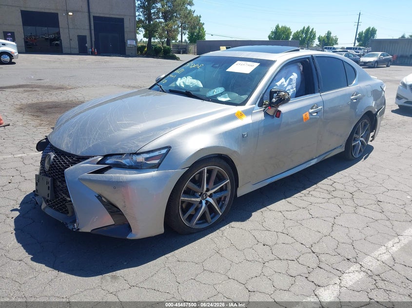 2018 Lexus Gs VIN JTHBZ1BLXJA016275 IAAI salvage auction — BIO HAZARD, Salvage Title, sold $4,400 on 2026-07-29 (photo 2)