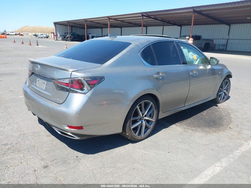 2018 Lexus Gs VIN JTHBZ1BLXJA016275 IAAI salvage auction — BIO HAZARD, Salvage Title, sold $4,400 on 2026-07-29 (photo 4)