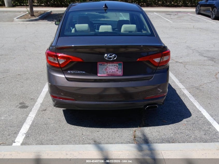 2017 Hyundai Sonata VIN 5NPE24AF9HH523333 IAAI salvage auction — NORMAL WEAR, Salvage (California), sold $1,600 on 2026-07-09 (photo 6)