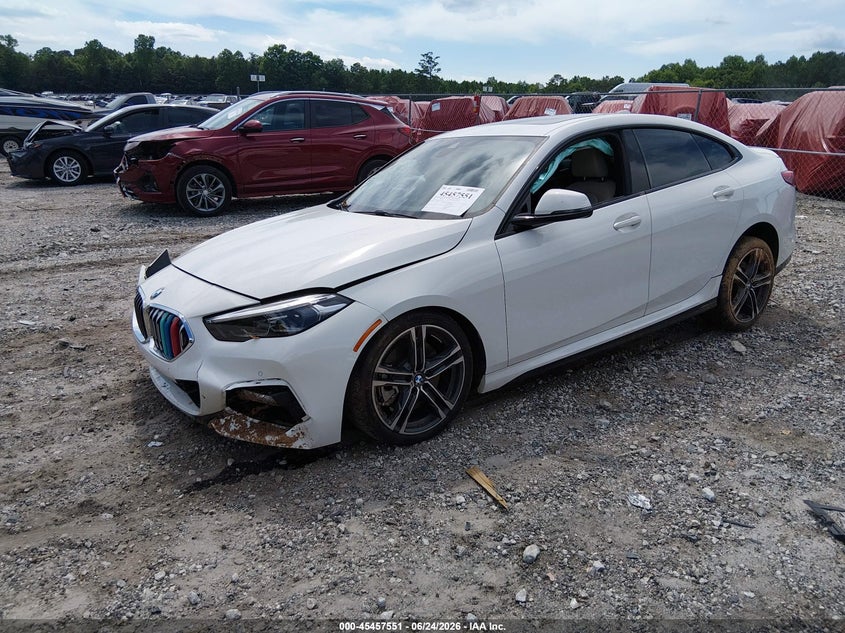 2022 BMW 2er VIN WBA53AK05N7K46389 IAAI salvage auction — FRONT END, Salvage Title, sold $3,450 on 2026-08-21 (photo 2)
