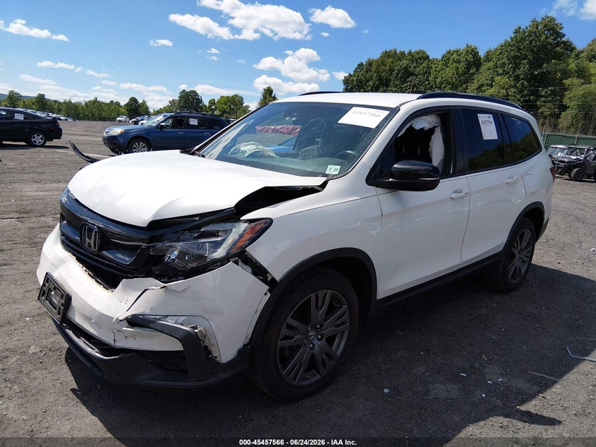 2022 Honda Pilot VIN 5FNYF6H32NB060521 IAAI salvage auction — FRONT END, Salvage (New Jersey), sold $8,550 on 2026-08-18 (photo 2)