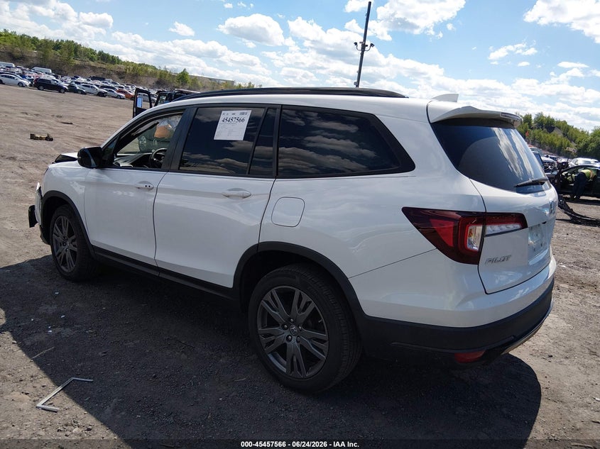 2022 Honda Pilot VIN 5FNYF6H32NB060521 IAAI salvage auction — FRONT END, Salvage (New Jersey), sold $8,550 on 2026-08-18 (photo 3)