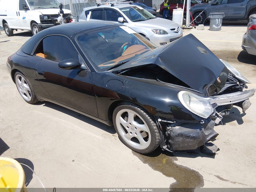 2000 Porsche 911 VIN WP0CA2996YS653567 IAAI salvage auction — FRONT END, Salvage (California), sold $7,100 on 2026-07-10 (photo 1)