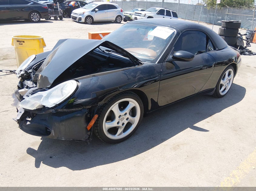 2000 Porsche 911 VIN WP0CA2996YS653567 IAAI salvage auction — FRONT END, Salvage (California), sold $7,100 on 2026-07-10 (photo 2)