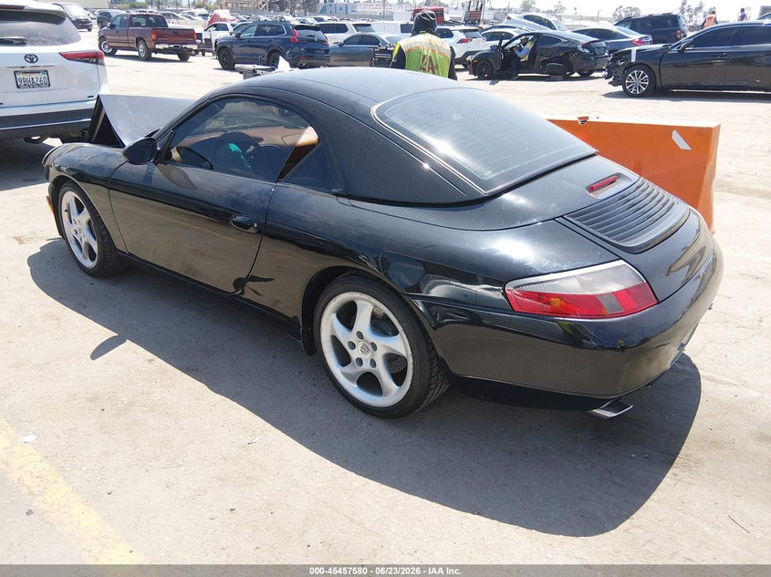 2000 Porsche 911 VIN WP0CA2996YS653567 IAAI salvage auction — FRONT END, Salvage (California), sold $7,100 on 2026-07-10 (photo 3)