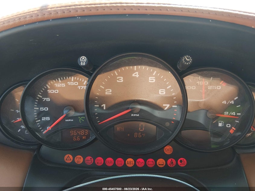 2000 Porsche 911 VIN WP0CA2996YS653567 IAAI salvage auction — FRONT END, Salvage (California), sold $7,100 on 2026-07-10 (photo 7)
