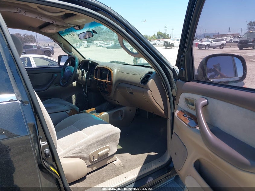 2003 Toyota Sequoia VIN 5TDZT34A23S163561 IAAI salvage auction — UNKNOWN, Salvage (California), sold $675 on 2026-07-09 (photo 5)