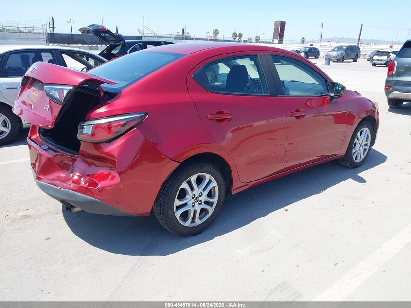 2018 Toyota Yaris VIN 3MYDLBYV6JY305175 IAAI salvage auction — FRONT & REAR, Salvage (California), sold $3,950 on 2026-07-05 (photo 4)