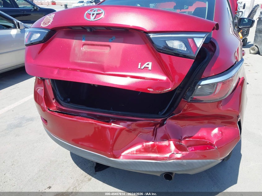 2018 Toyota Yaris VIN 3MYDLBYV6JY305175 IAAI salvage auction — FRONT & REAR, Salvage (California), sold $3,950 on 2026-07-05 (photo 6)